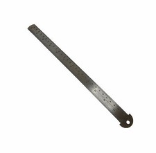 12" 300mm HOOK RULE STAINLESS STEEL METRIC AND IMPERIAL RULER RDGTOOLS