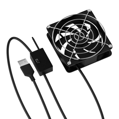 8cm USB Cooling Fan Adjustable Thermostat with 3 Speed Temperature Control - Afbeelding 3 van 10