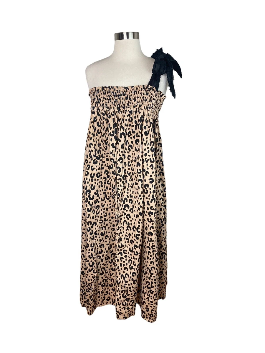 Cheetah midi best sale dress