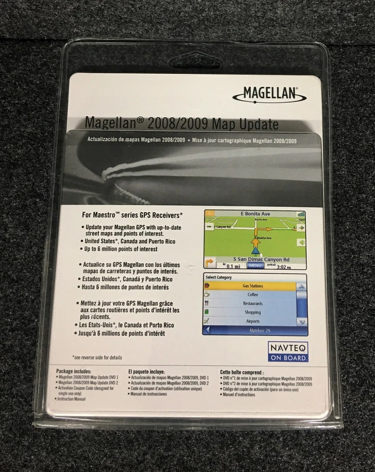 MAGELLAN 2008/2009 MAP UPDATE NAVTEQ ON BOARD  - Image 3 of 4