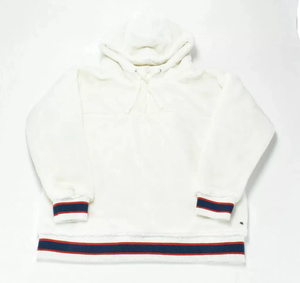 NEW UGG Kailani Sherpa Hoodie Womens Size M Cream Color Pockets MSRP 148
