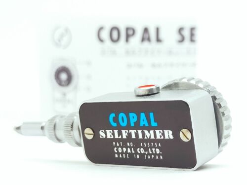 [Mint] Copal Vintage Self Timer Attachment BLUE for Film Camera from JAPAN #K343