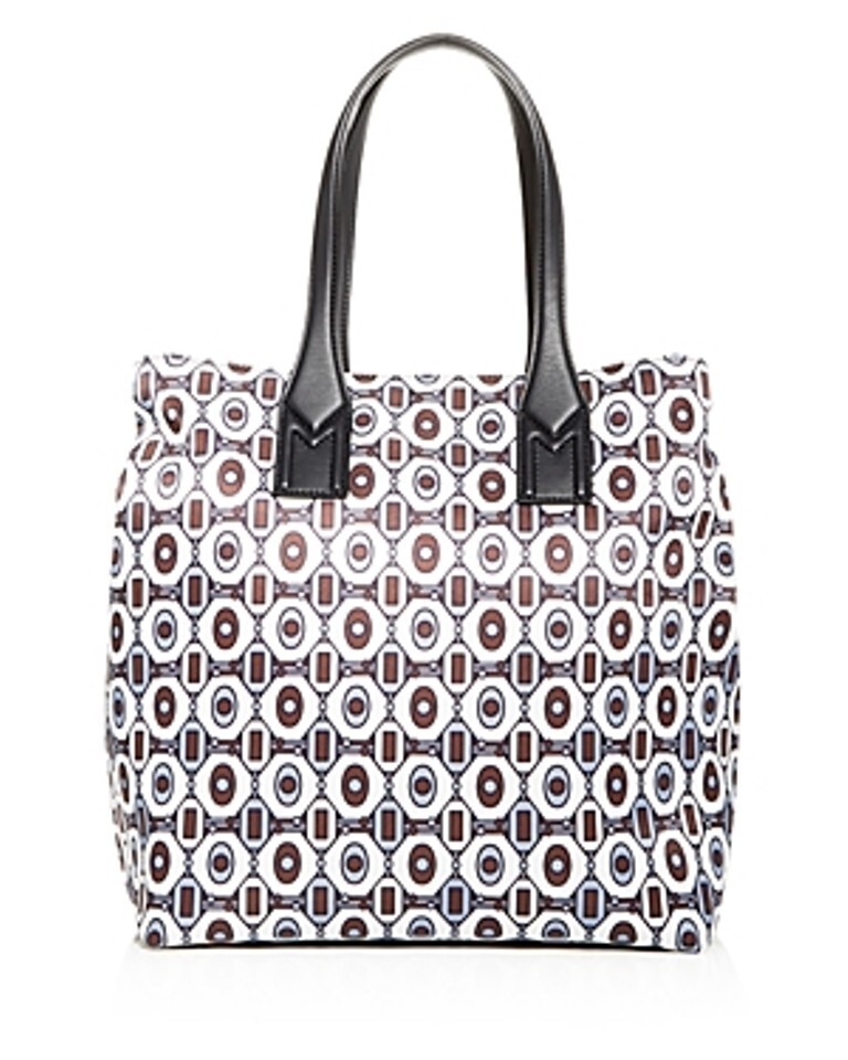 $590. Max Mara Expandable Tote Light Blue Multi