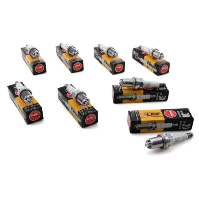 8x NGK Zündkerze V-Line 30 6343 BKR6EQUP für AUDI A6 C5 BMW E46 E39 MINI R50 R52