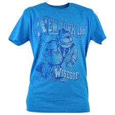 NY Ink Tv Show New York Wise Guy Blue Distressed Tattoos T-Shirt Tee 