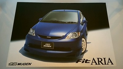 2004 Honda Fit Aria Mugen Power Performance Catalog Brochure GD