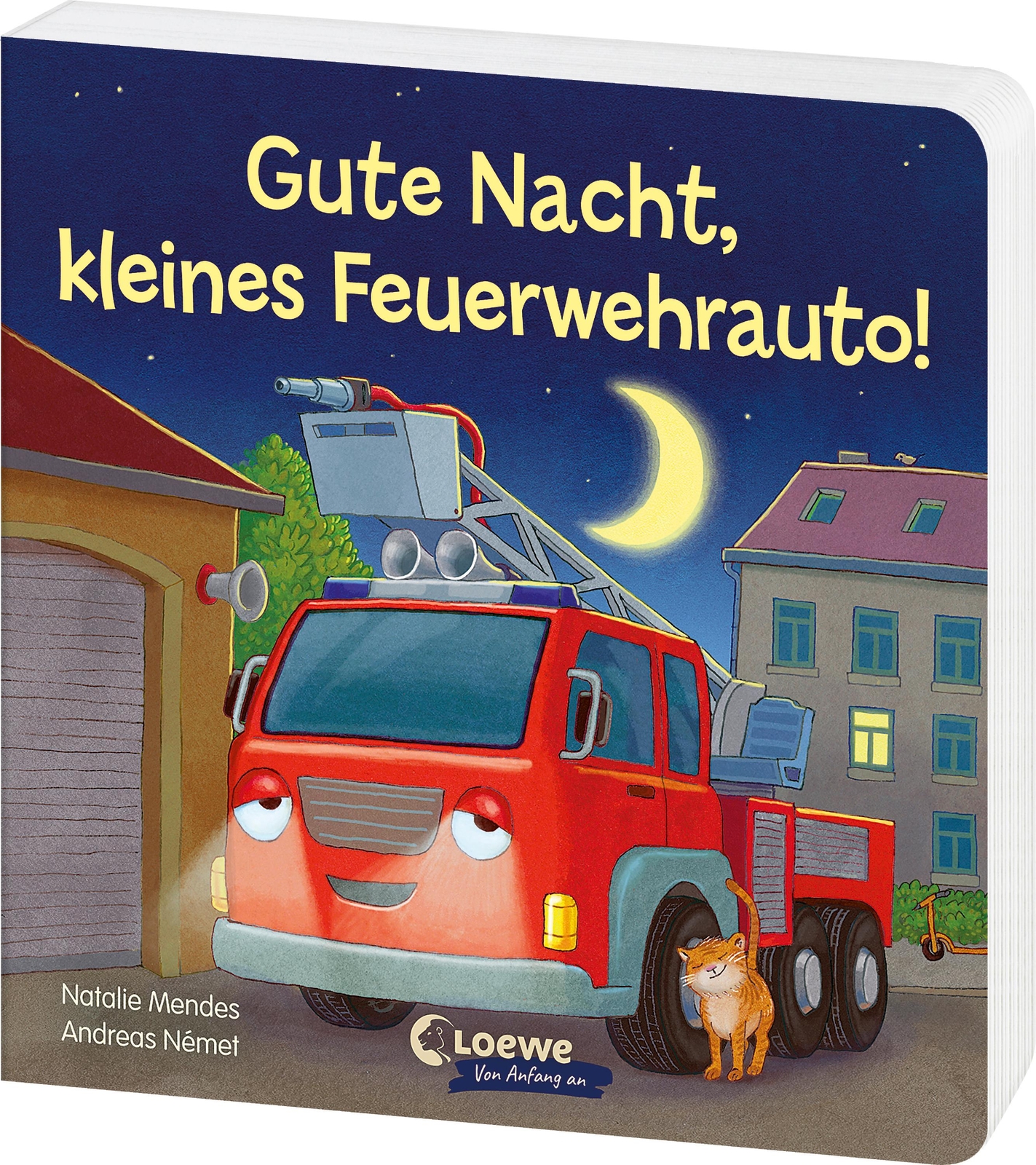 Thumbnail - Gute Nacht, Kleines Feuerwehrauto - Natalie Mendes - 9783743216501