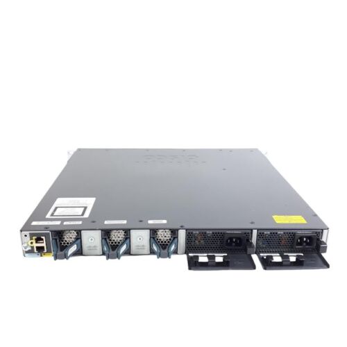 Cisco Catalyst 3650 WS-C3650-24PS-E 24 PoE+ 4X1G Network Switch w/PSU E5633B - Picture 3 of 15