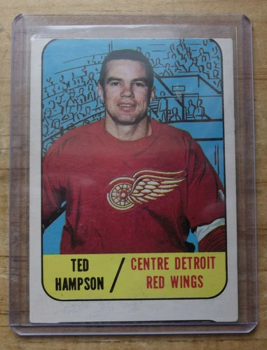 1967-68 TOPPS #108 TED HAMPSON CARD LOT 115