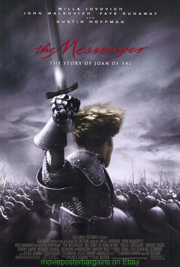 THE MESSENGER MOVIE POSTER Original N. Mint DS 27x40 LUC BES