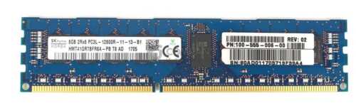100-555-006-00 EMC 8GB 2RX8 PC3L-12800R SDRAM DIMM FOR ISILON NL410  - Afbeelding 1 van 2