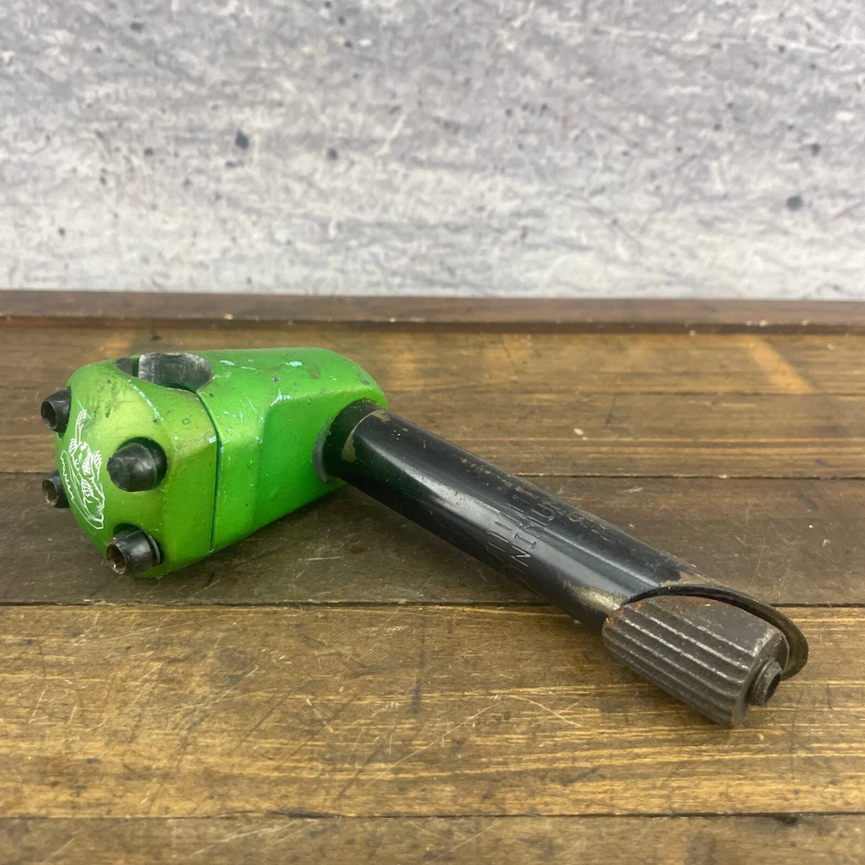 Mongoose Maurice Stem Green Old School BMX Freestyle Potts Neck Quill Alloy - Image 3 of 4