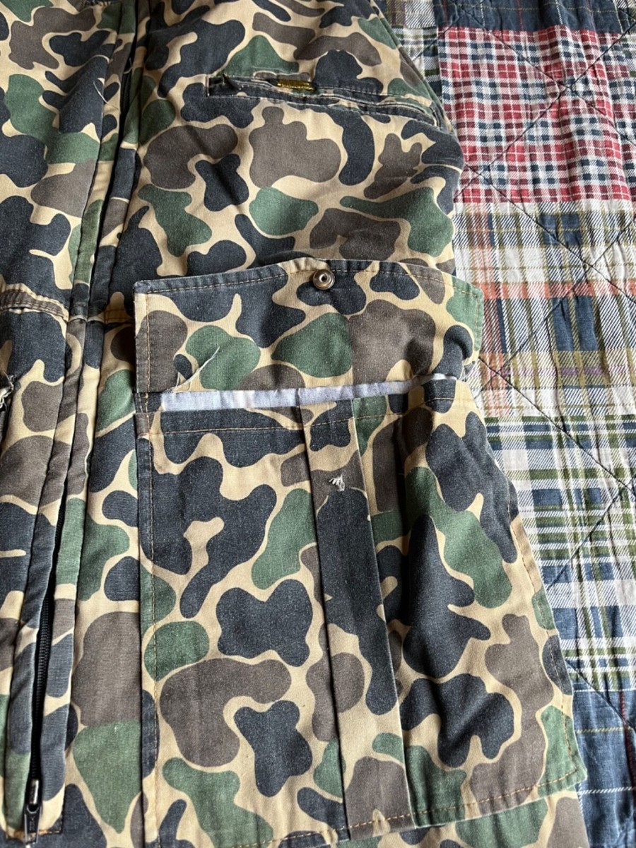 Vintage Charles Daly Collection Camo Hunting Bib Overalls Men's