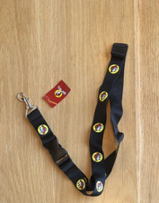 Buc-ee  s Black Lanyard With Snap Off Release Clip- Beaver Logo - 18 inches Long