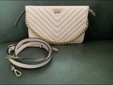 Victoria's Secret V-Quilt 24/7 crossbody bag with chain