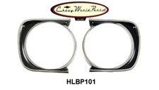 67 Camaro Standard Headlight Headlamp Bezel Trim Moldings Pair 67 Camaro Standard Headlight Headlamp Bezel Trim Moldings Pair