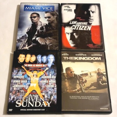Miami Vice, The Kingdom, Any Given Sunday & Law Abiding Citizen - Jamie Foxx DVD