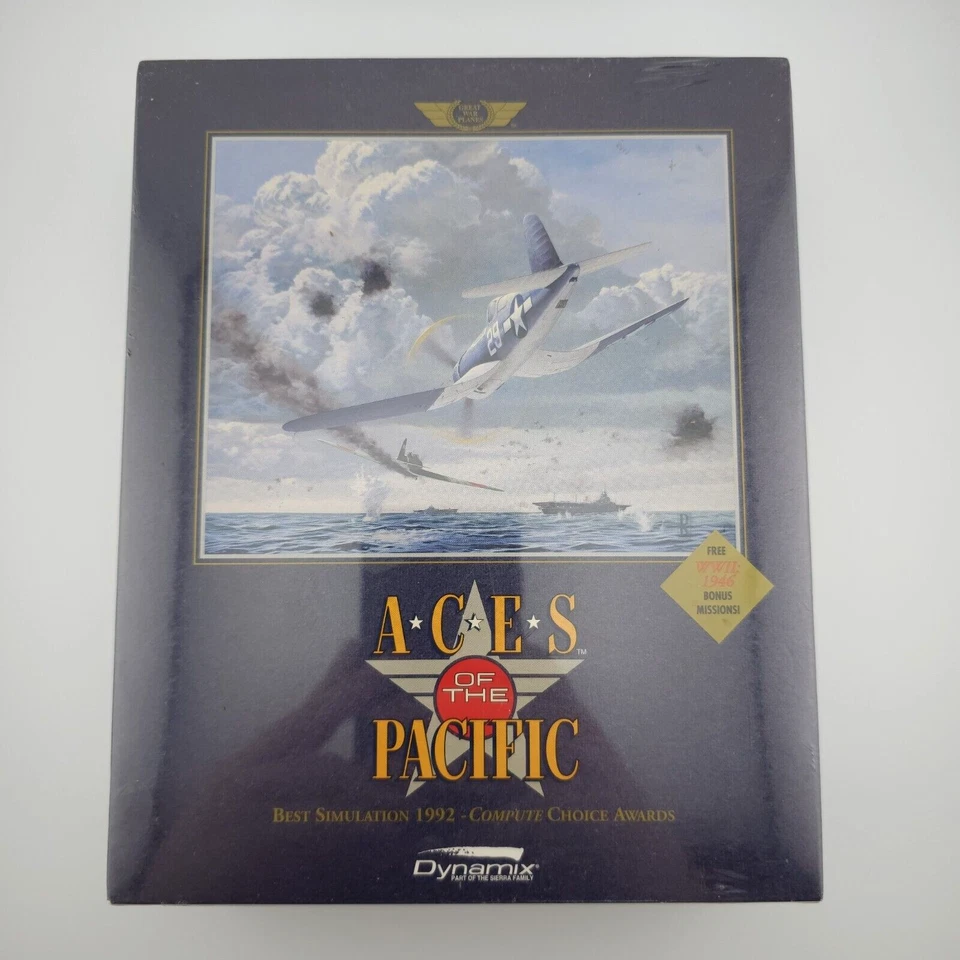 Aces of the Pacific, 1992, Big Box, New & Sealed - Image 2 of 4