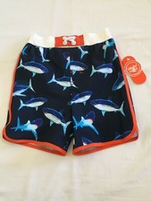 Wonder Nation Toddler Boy Swim Trunk Shorts UPF 50 Shark many sizes