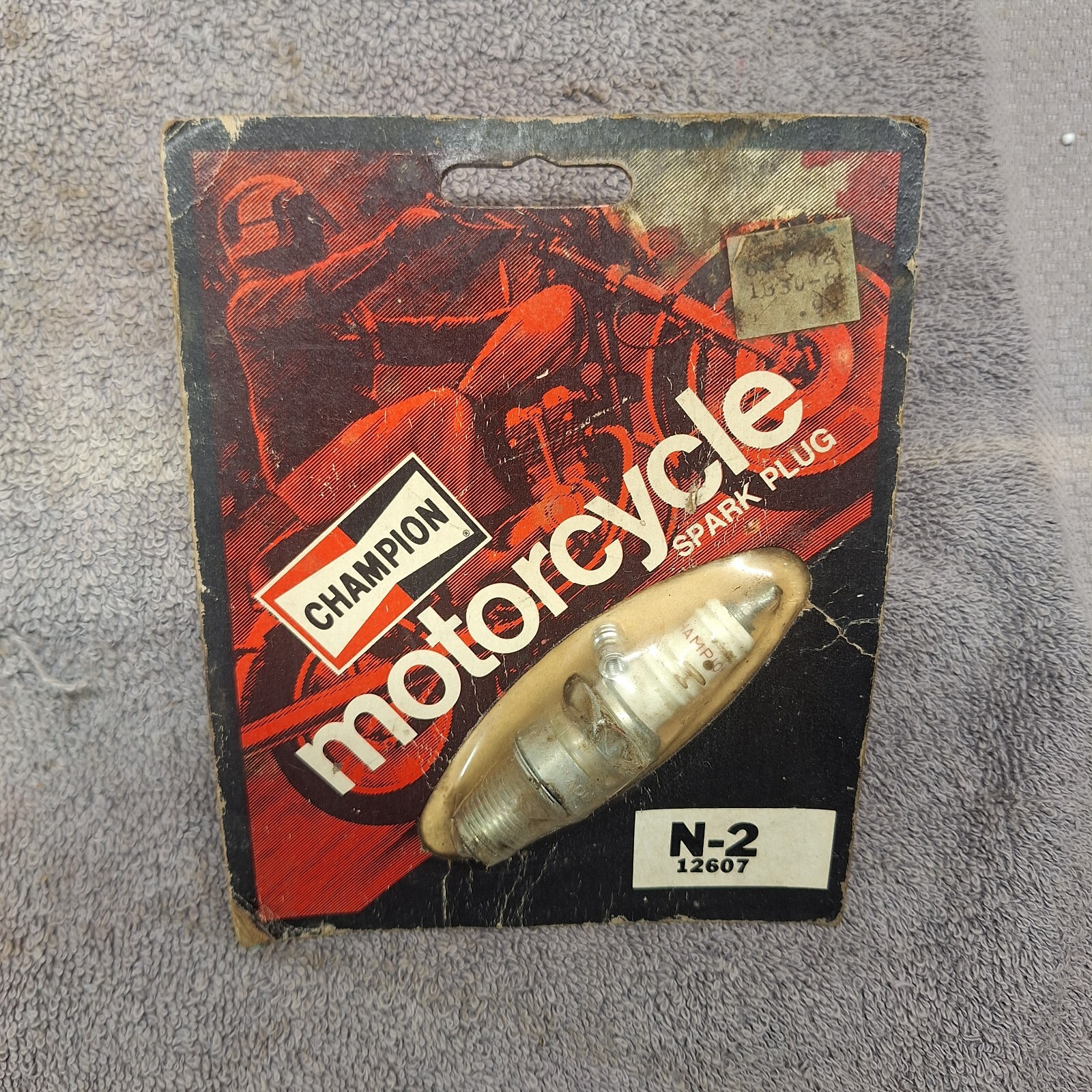 Vintage Champion Motorcycle Spark Plug N-2 12607 NOS