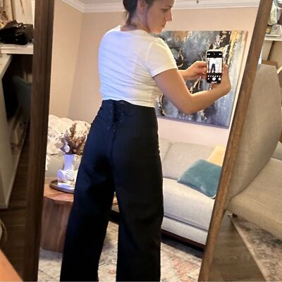 Max Studio Leon Max Limited Edition Black Wide Leg Pants