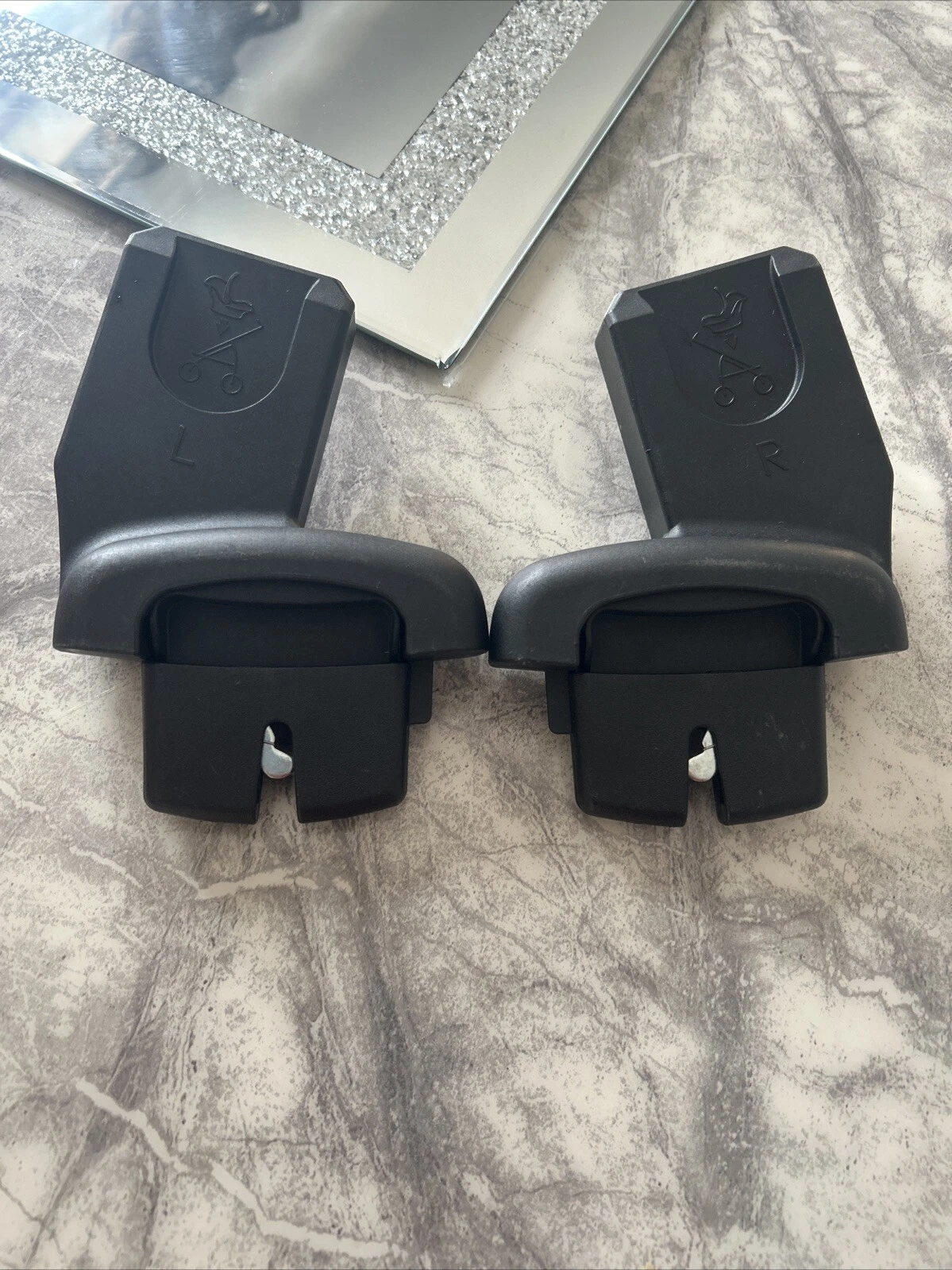 Britax Romer Click & Go Car Seat Adaptor For Strider M Pram/Pushchair, Maxi Cosi