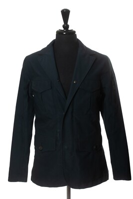 G-Lab Navy Blue Snap Field Jacket 32615