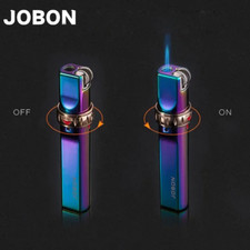 Metal Lighter Windproof Lighter Blue Flame Turbo Torch Butane Cigar Lighter Gift