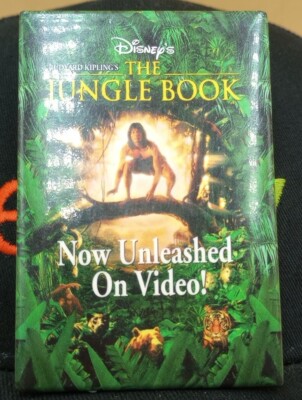 Disney's The Jungle Book Movie Video VHS Release Promo Pin Button Pinback