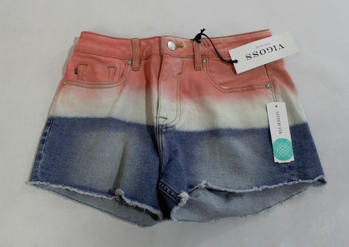 Frayed Hem Denim Short DB8 Pink Size 