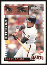 1995 Score Hitters Inc. Barry Bonds #562 San Francisco Giants