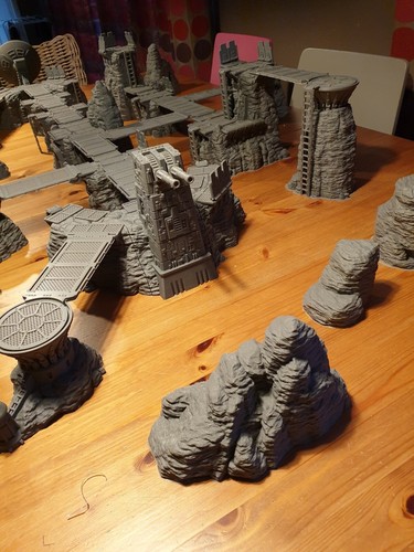 Sci fi Military Base - Infinity, Star wars legion/shatterpoint wargaming terrain - Picture 4 of 14