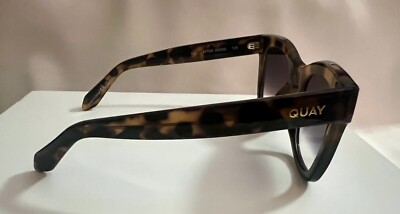 Quay Australia AFTER HOURS Black Tortoise Fade Square Sunglasses Women\'s Quay Australia AFTER HOURS Tortoise Black Fade Square  main image 4
