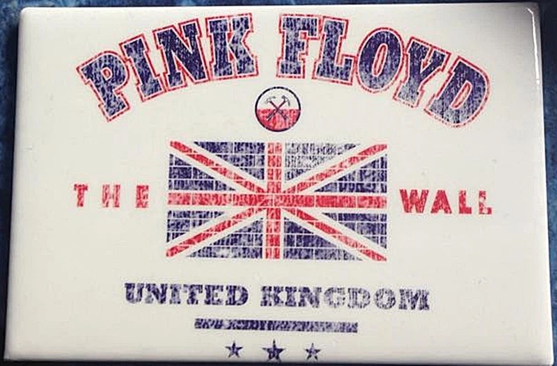 Pink Floyd UK Flag fridge magnet