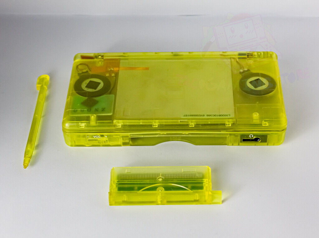 Nintendo DS Lite console yellow Custom Transparent Clear Edition