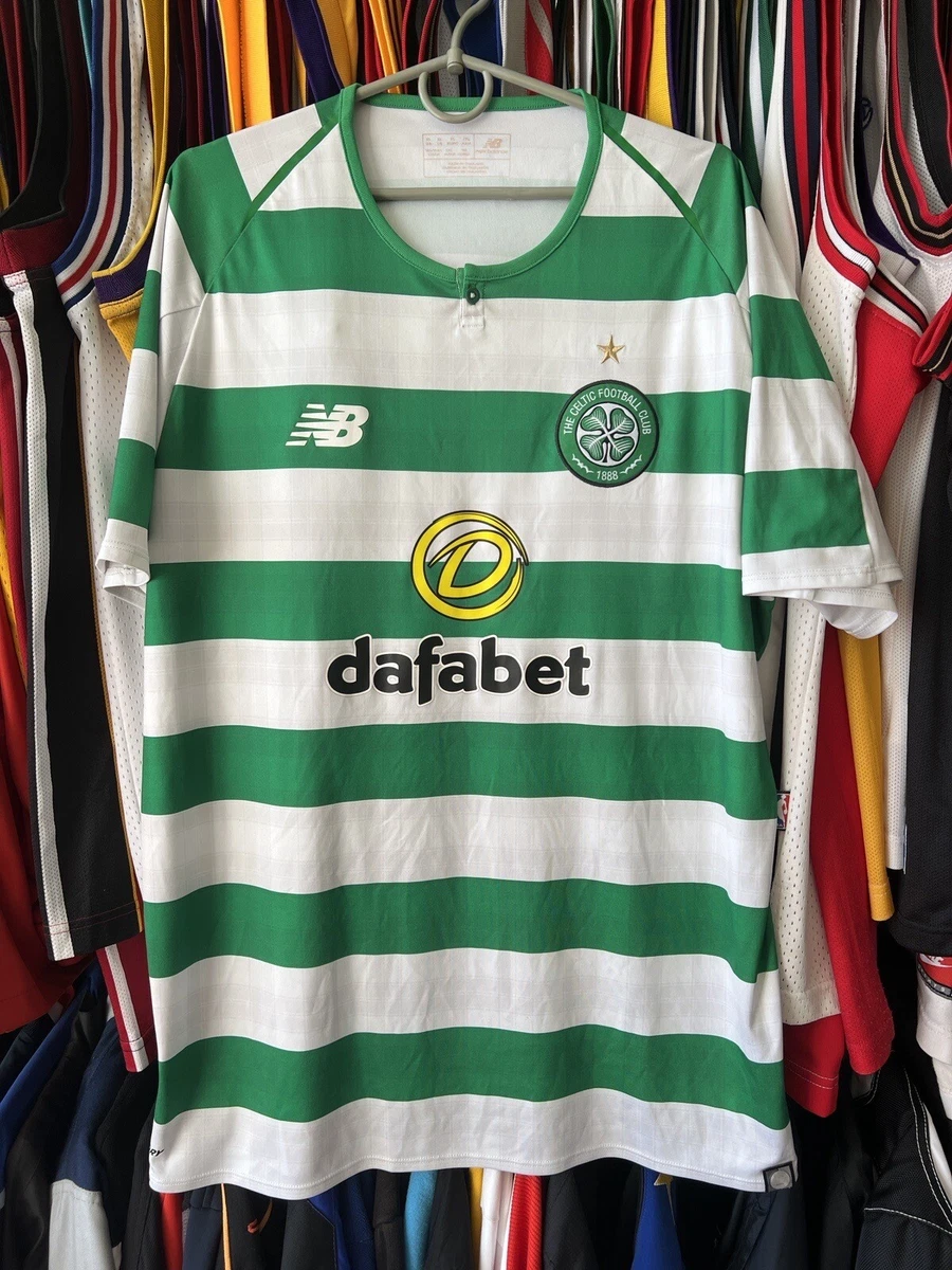 CELTIC 2018 2019 HOME FOOTBALL SHIRT MENS NEW BALANCE MT830058