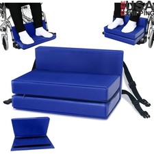 Adjustable Wheelchair Footrest Soft Support Waterproof PU Easy Clean Leg Rest US