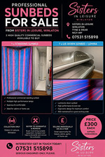 Lumina Tanning Bed Sunbed - Standing & Lie-Down, Multiple Lamps, UK Plug