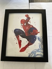 Spider-Man Wall Art In Black Picture Frame