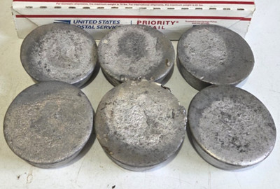 10 lb Pure Lead Ingots - Fishing, Castings, Jigs, Bottom Bouncers, Bullets.