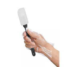 Uline S-7895 Clear Poly Food Service Gloves One Size Disposable 500 Count Box