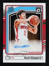 2024-25 Panini Donruss Optic Signatures Reed Sheppard #302 Rookie Auto RC