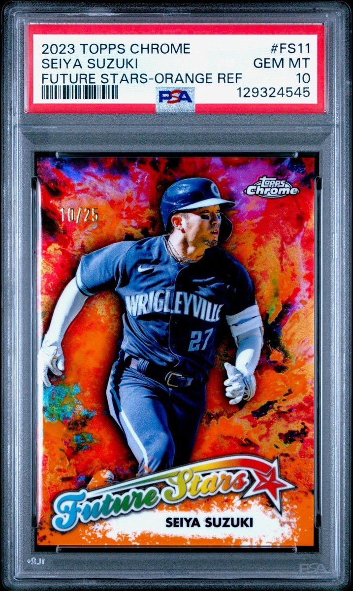 2023 Topps Chrome Future Stars #FS-11 Seiya Suzuki Orange