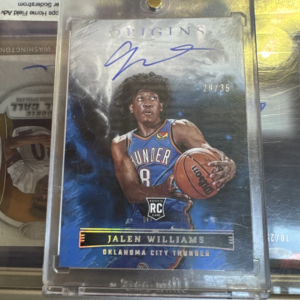 2022-23 Jalen Williams Panini Origins On Card Auto Rookie RC SSP /35 !!! - Image 3 of 4