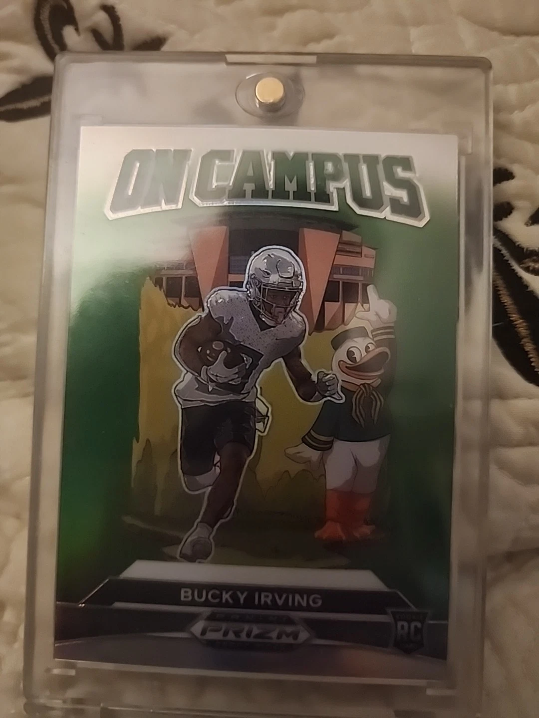 2024 Panini Prizm Draft Picks Bucky Irving On Campus Rookie SSP OREGON RC