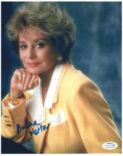 Barbara Walters Signed Autographed 8x10 News Anchor Photo