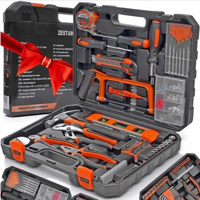 Set 180 pezzi Utensili da lavoro kit valigetta cassetta porta Attrezzi completa