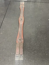 CWD Two-Tone Brown Padded Classic Hunter English Pony Girth - 42"-105cm