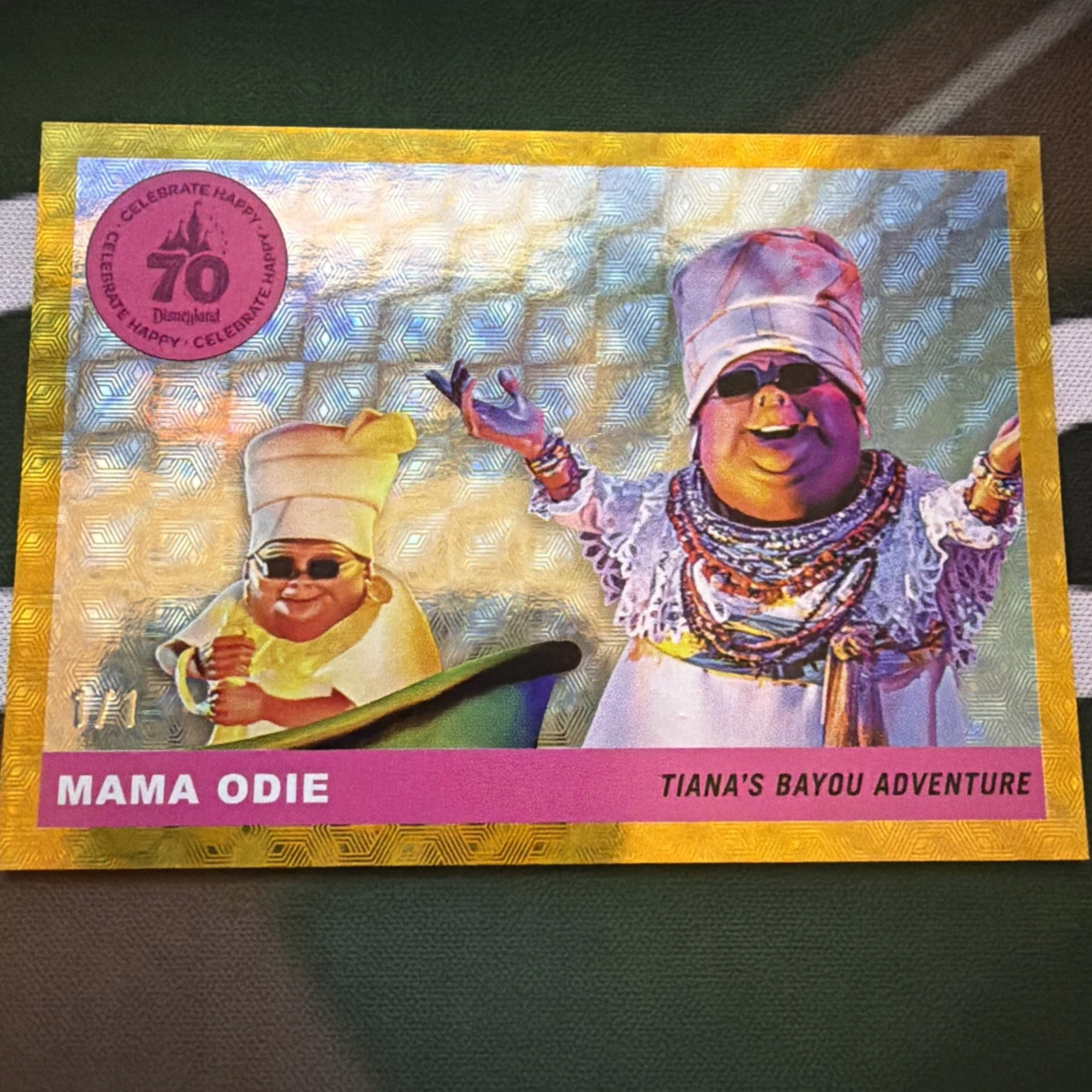 2026 Topps Disneyland 70th MAMA ODIE Superfractor 1/1 Tiana’s Bayou Adv T55-16