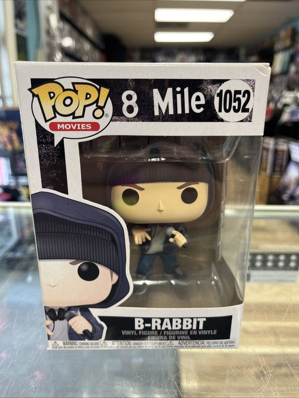 Funko Pop Movies 8 Mile B Rabbit #1052 Vinyl Figure Eminem Rapper Rap